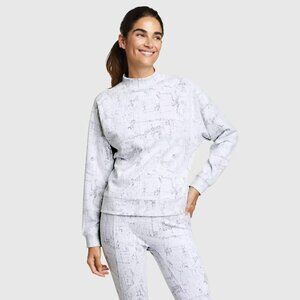 Eddie Bauer Downslope Dolman-Sleeve Sweatshirt in Snow